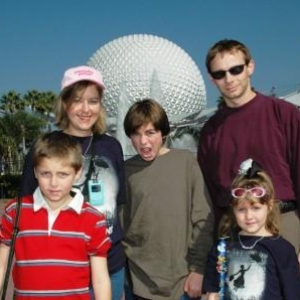 epcot family shot