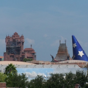 view from backlot tour