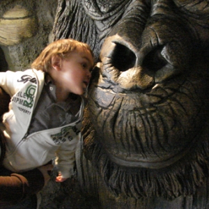 Kiss the monkey!