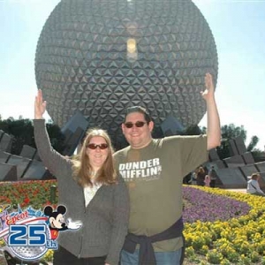 Us at Epcot 25th