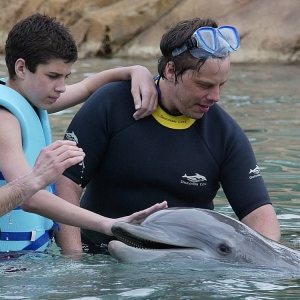 Meeting a dolphin at DC