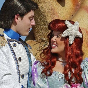 Ariel and Eric at parade