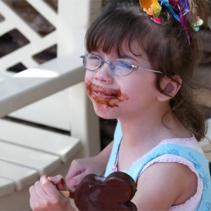 Chocolate covered little princess
