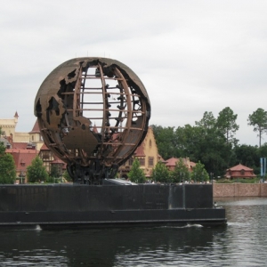 Epcot - Globe Barge