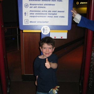 First time on Soarin'