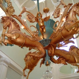 Chandelier at Boardwalk Resort