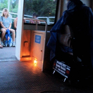 Friendship boat wheelchair area