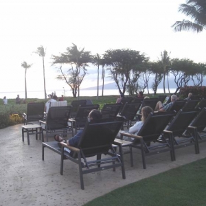 Westin Kaanapali Sunset viewing area