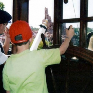 Brad getting to co-pilot the Liberty Belle