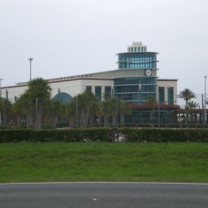 Our first glimps of the cruise terminal.