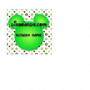 Lime Green Mickey Head- SAMPLE