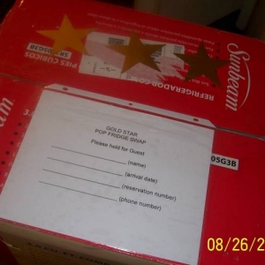 Gold Star Fridge Box Label