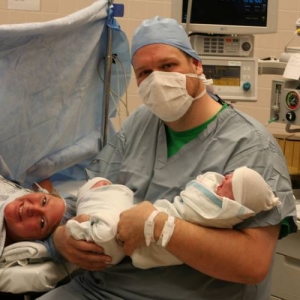 Proud parents
