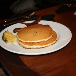 Kona blueberry pancakes