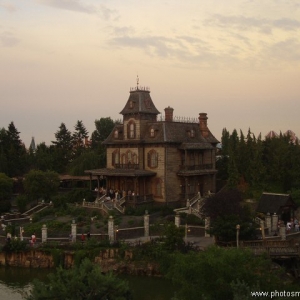 Phantom Manor at sunset