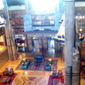 Wide shot of lobby.