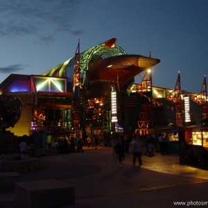 Videopolis at night