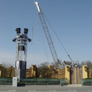 Tower of Terror construction