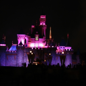Disneyland Castle at Night