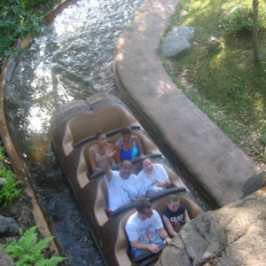 On Splash Mountain!