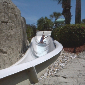 Marriott World Center Pool Slide