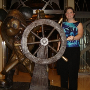 Steamboat Willie Statue in Atrium