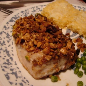 Nut-Crusted Mahi Mahi