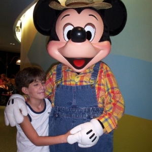 Garden Grill - Emma with Mickey