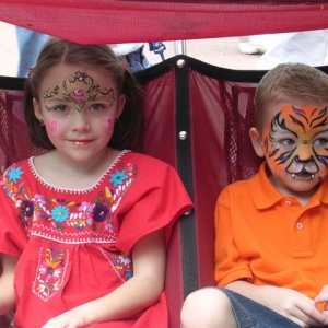 Kids at MGM With Face Painting in 2004
