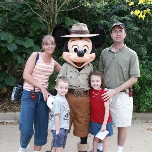Family Mickey Picture at Animal Kingdom in 2004