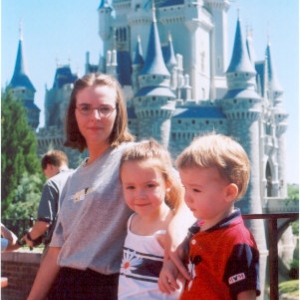 2002 Brad's Family at Magic Kingdom Castle
