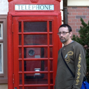 Phone booth at Rose and Crown