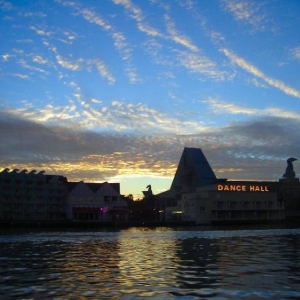 Epcot Resort Sunset