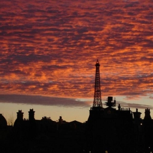 Fire in the Paris Sky