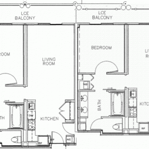 AKV Value and NonValue 1BR Floor Plans