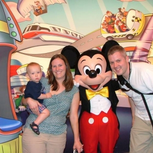 Me, JJ, Jack w/ Mickey 08