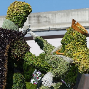 Sleeping Beauty topiary - dance