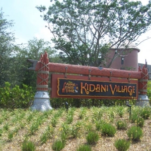 Welcome sign.