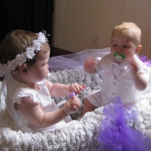 The Flower Girl and Jr Ring Bearer