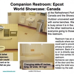Companion Restroom Epcot