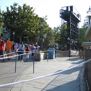 Fantasmic area before the show