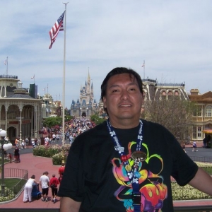 John at the Magic Kingdom