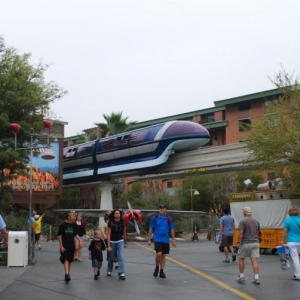 Disneyland Monorail Mark VII Blue in DCA
