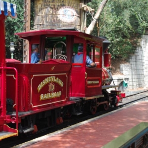 Ernest S. Marsh entering New Orleans Square Station