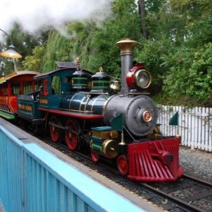 E.P. Ripley entering Mickey's Toontown Station