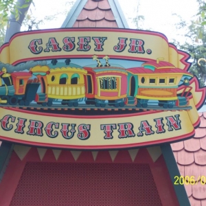 Casey Jr. Circus Train Ride Disneyland