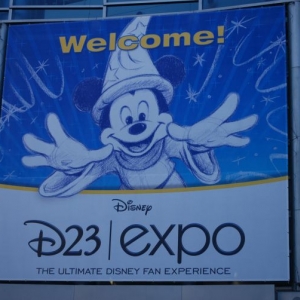 D23 Expo Anaheim Convention Center Entrance Sign 2