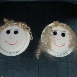 Paper plate Mary Ann and VickyBaby will be having lots of adventures in Dec
