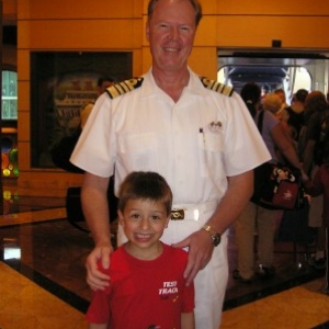 Robert with Captain