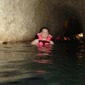 Me in underground river